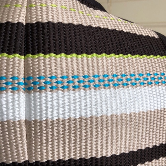 Worth Collection Zip Front Striped Top Size 10 - Picture 3 of 16